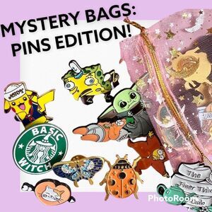Mystery Bags - PIN EDITION  Each Blind Bag comes with 3 RANDOM pins!  Once you p